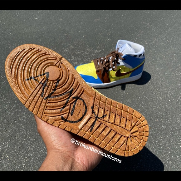Custom Jordan 1 Toy Story Woody Edition - Picture 3 of 5